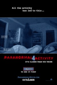 CLOSED: Paranormal Activity 4 Giveaway